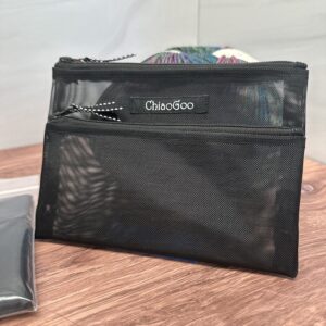 Black Mesh Accessory Pouch
