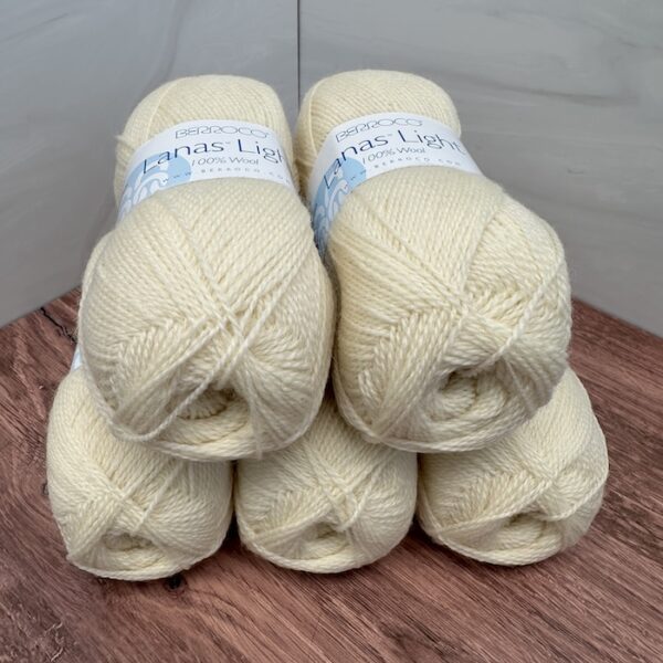 Berroco Lanas Light 7801 Cream Sold at Fearelss Fibers, LLC