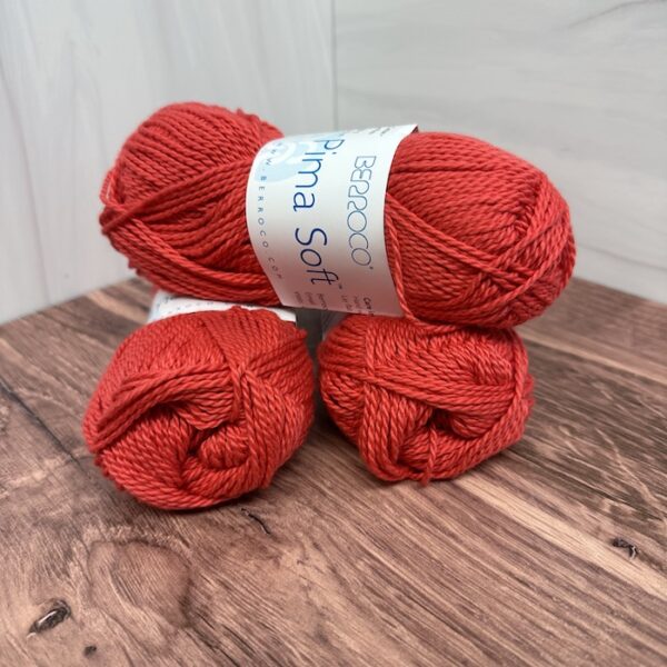 Berroco Pima Soft 4652 Strawberry Sold at Fearless Fibers, LLC