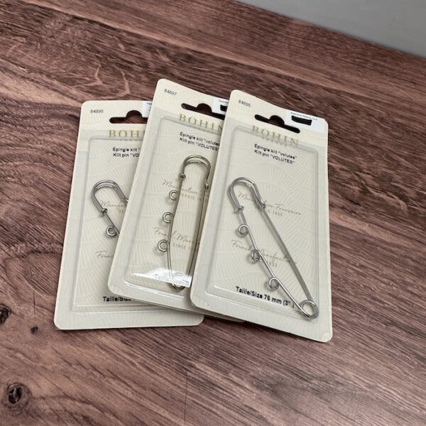 Bohin Kilt Pins Sold at Fearless Fibers, LLC