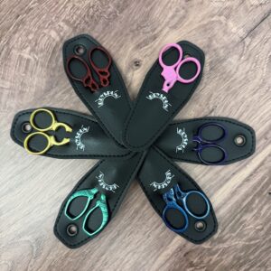 Bryson Distributing Metal Color Scissors Sold at Fearless Fibers, LLC