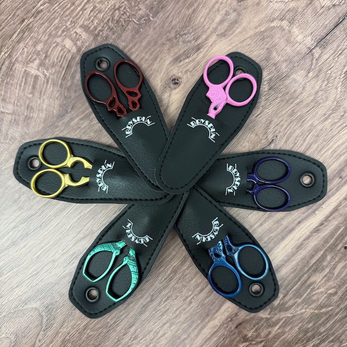 Bryson Distributing Metal Color Scissors Sold at Fearless Fibers, LLC