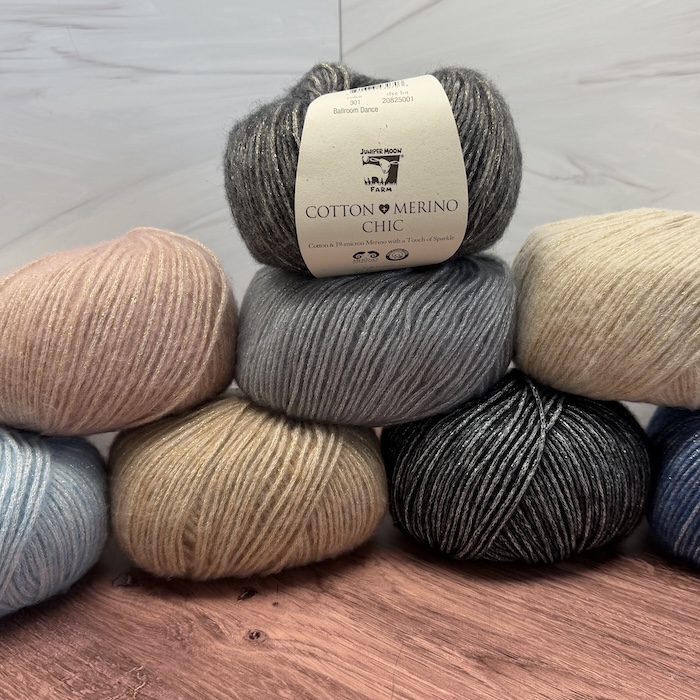 Juniper Moon Farm Cotton + Merino Chic Sold at Fearless Fibers, LLC