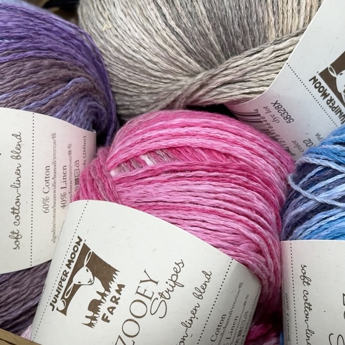Juniper Moon Farm Zooey Stripe Sold at Fearless Fibers, LLC
