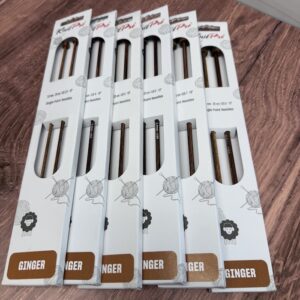 Knit Pro Ginger 10 Inch Single Point Needles Sold at Fearless Fibers, LLC