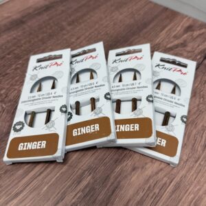 Knit Pro Ginger 4 Inch Interchangeable Needles Sold at Fearless Fibers, LLC