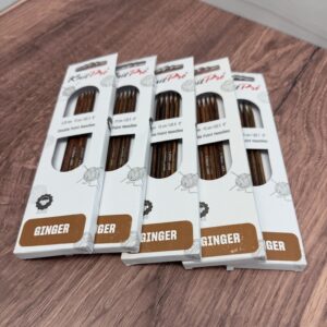 Knit Pro Ginger 6 Inch Double Point Needles Sold at Fearless Fibers, LLC