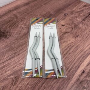 Knit Pro Large Aluminum Cable Needles Sold at Fearless Fibers, LLC