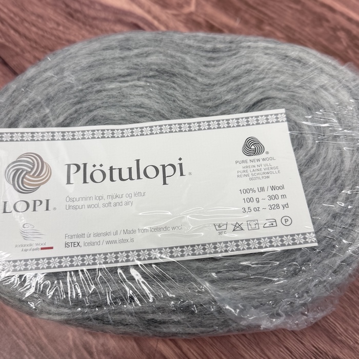 Lopi Plotulopi 1027 Light Grey Sold at Fearless Fibers, LLC
