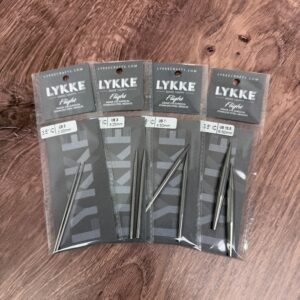 Lykke Flight 3.5 Inch Needles Sold at Fearless Fibers, LLC