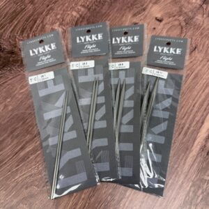 Lykke Flight 5 Inch Needles Sold at Fearless Fibers, LLC